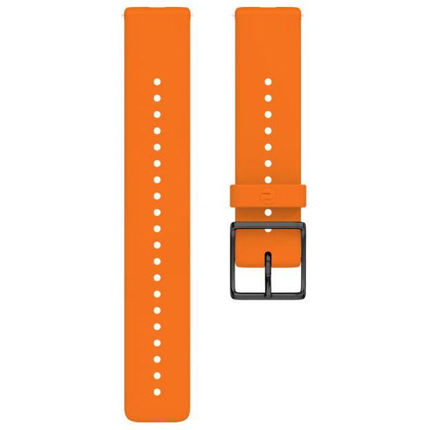 Ремешок силиконовый для часов Polar 20 мм Orange M/L