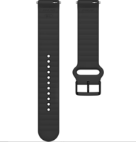 Ремешок силиконовый для часов Polar 20 мм Black S/L