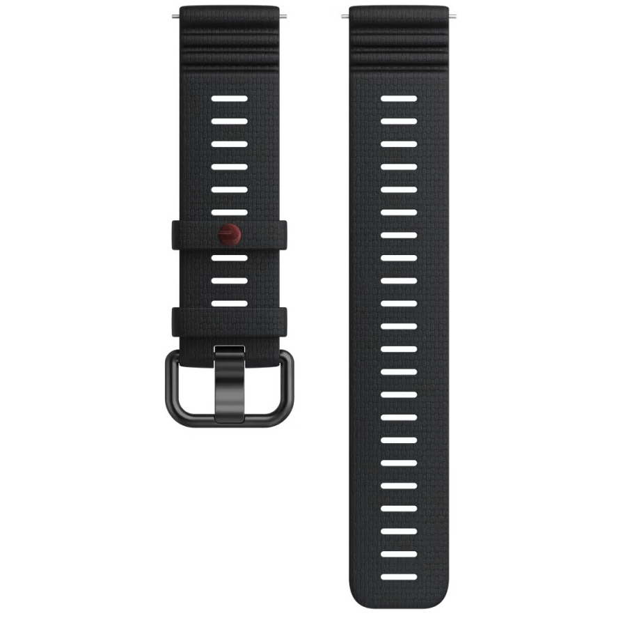 Ремешок силиконовый для часов Polar 22 мм Night Black M/L