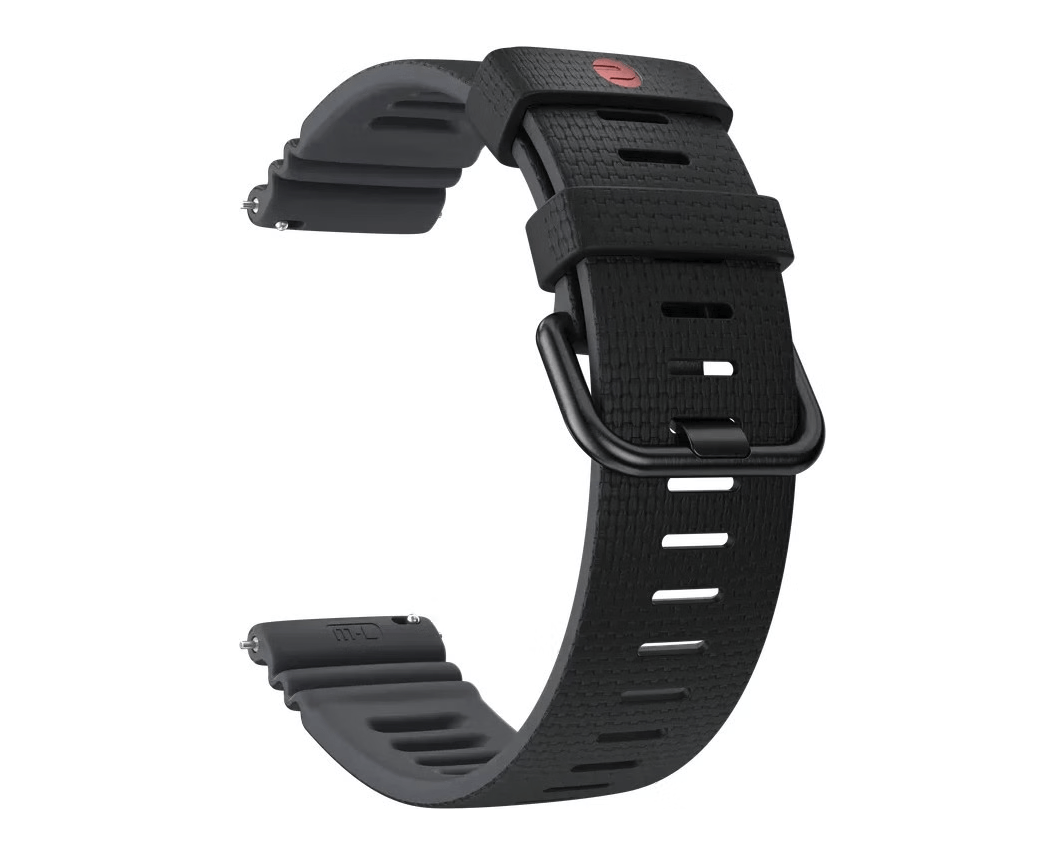 Ремешок силиконовый для часов Polar 22 мм Night Black M/L