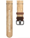 Ремешок силиконовый для часов Polar Brown Leather Wristband M/L 22 мм