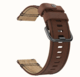 Ремешок силиконовый для часов Polar Brown Leather Wristband M/L 22 мм