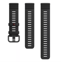 Ремешок силиконовый для часов Polar 22 мм Black S-L