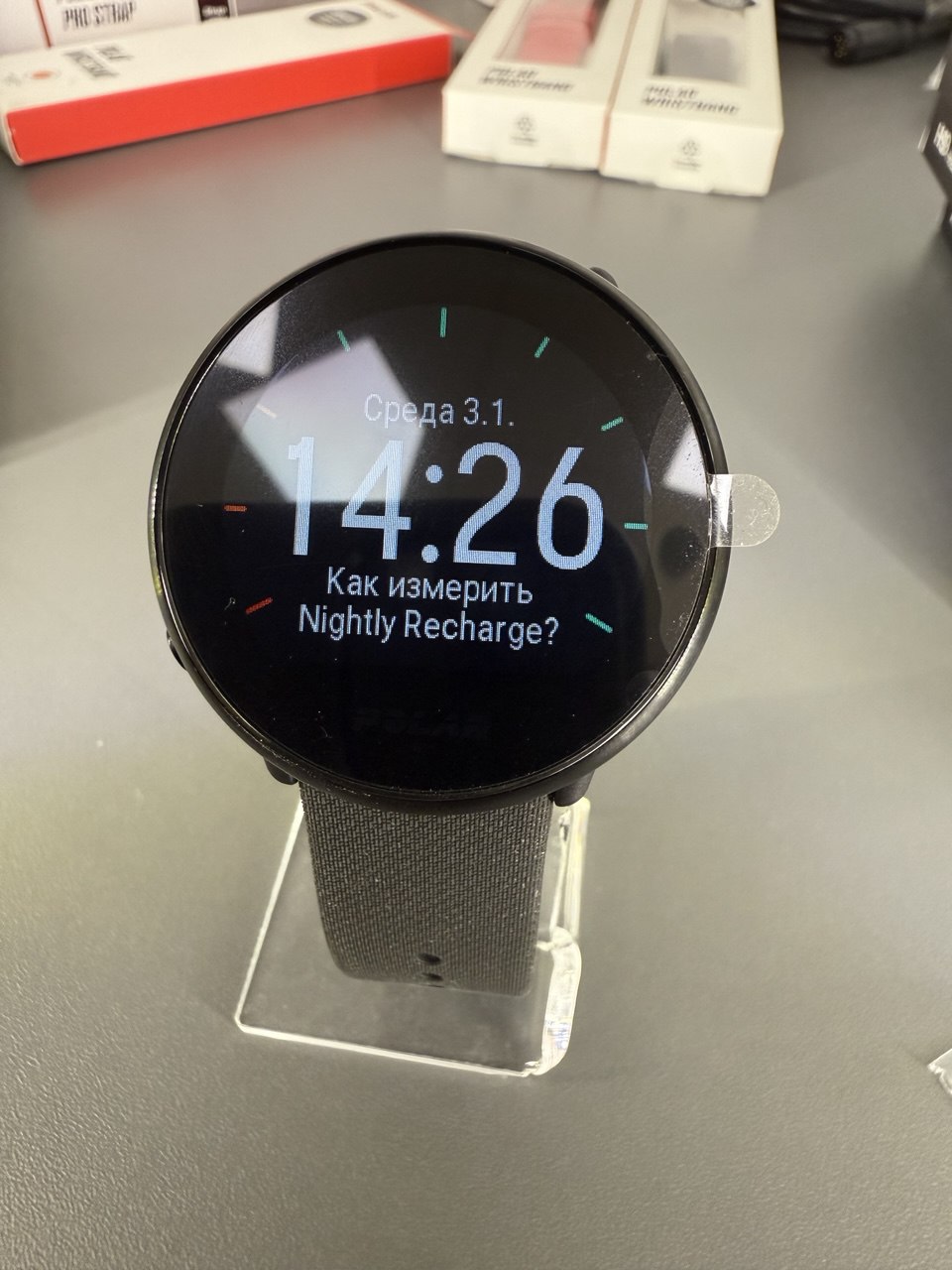 Пульсометр Polar Ignite Black M/L без коробки 